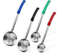 Uxsjakjsd Stainless Steel Portion Control Ladle Spoons for Buffets and Parties - 2oz, 4oz, 6oz, 8oz Sizes