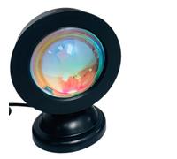 Uxsjakjsd Sunset Light Projector Home Decor Nightlight Portable Mood Light Bedroom Living Room Wall Photography Neon Lights
