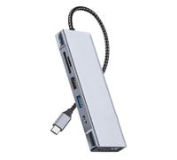 Uxsjakjsd Type C to Docking Station Compatible USB Hub with Disk Storage Function M. 2 NVME SSD Enclosure