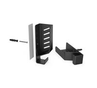 Uxsjakjsd Universal Laptop Wall Mount Holder with Cable Box and Built-in Cable Management Hook for Laptops, MacBooks, TV Boxes