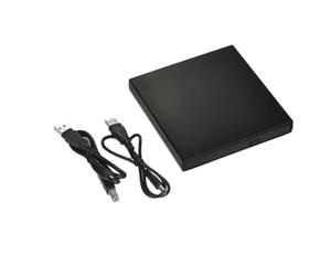 Uxsjakjsd USB External Reader CD/DVD Drive CD-ROM DVD-ROM Burner Player USB 2.0 External Disk Drive for Laptop Desktop