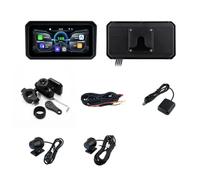 Uxsjakjsd Wireless CarPlay Moto Android Auto-Compatible 6.25 Inch Motorcycle Dashboard Navigation Display Screen Monitor Portable Digital