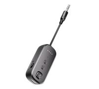 Uxsjakjsd Wireless Hifi Stereo Music 3.5MM AUX Bluetooth 5.3 Audio Transmitter Receiver Adapter with Mic for Car TV Airplane