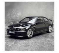 UYBFLO Scale Model Vehicles 1:18 BMW M3 CSL E46 Black Sports Car, Alloy Car Replicas Collection