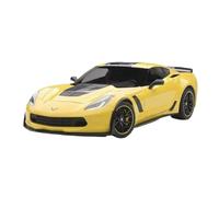 UYBFLO Scale Model Vehicles 1:18 For Chevrolet Corvette Z06 Yellow Supercar Alloy Car Model Replica Car