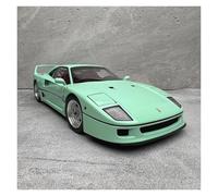 UYBFLO Scale Model Vehicles 1:18 For Ferrari F40 Green Supercar Car Replica Large Display Model