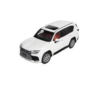 UYBFLO Scale Model Vehicles 1:18 For Lexus LX600 SUV Alloy Car Model Collection Vehicle Replica Car(White)