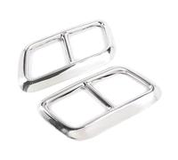 UYCHYTQR Rear Tail Throat For L&and R&over For R&ange R&over Sport 2018-2020 Stainless Steel Car Exhaust Pipe Tail Throat Cover(Silver 2020)