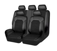 UYCHYTQR Seat Protector Car Cover Universal Car Cushion Front RearFull Protection Seat Pad For 5-Seater Cars Trucks Seat Cover Sets(Black 9-piece set)