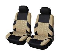 UYCHYTQR Seat Protector Car Seat Covers Full Set Front Split Rear Bench For Car Universal SUV Sedan Van Automotive Interior Covers Seat Cover Sets(4PCS Beige)