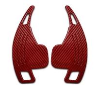 UYCHYTQR Steering Wheel Shift Paddle Extension for B&MW 2 3 4 5 6 7 X1 X4 GT Z4 F30 F35 Accessories(Red Carbon Fiber)