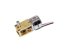 UYCUODLUY 15MM 7-type L-type Speed Reduction Stepper electronic starter DC 5V 2-Phase 4-Wire Full Metal Gearbox Worm Gear A RATIO 21