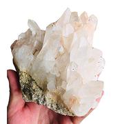 UYCUODLUY 1pc 300g-500g Clear Smoky Quartz Cluster Bulk Crystal geode for