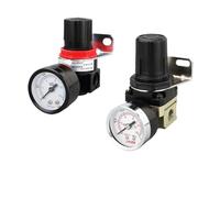 UYCUODLUY 1pc AR2000 AR3000 G1/4'' 6mm 8mm 10mm 12mmAir Control Compressor Pressure Regulator Valve with Fitting(AR2000 Fitting)