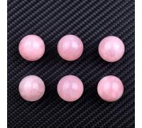 UYCUODLUY 6pcs Spheres Nature Wonders Crystal Ball Sphere Rose Quartz for, Attracting Love, Palm Stones, TouchStones,40mm