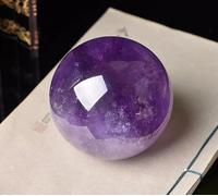 UYCUODLUY Crystal Amethyst Ball Statue Stone Purple Ornaments Home Decoration Crafts,40mm