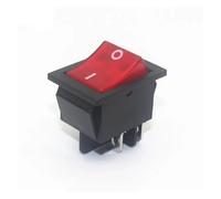 UYCUODLUY Emergency Stop Switch KCD4-201 on Off on On 30A/250V 16A/250V Heavy Duty 4 Pin T85 Rocker Switch with Light 12V 24V 110V 220V 380V(Red 4pin)