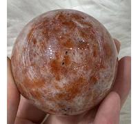 UYCUODLUY Golden Sun Stone Crystal Quartz Ball Home Decoration Gift Ornaments (Size : 60-65mm)