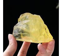 UYCUODLUY Raw Citrine Crystals Rough Stones Crystal for Tumbling, Cabbing, Home Decoration, Polishing, Wicca &,200~300g