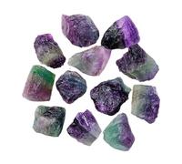 UYCUODLUY Raw Rainbow Fluorite Crystals, Rough Stones Crystal for Tumbling, Cabbing, Home Decoration, Polishing, Wicca &,1000g