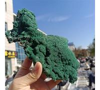 UYCUODLUY Stone Malachite Cluster, Quartz Crystal Home Office Decoration(Size:900-1000g)