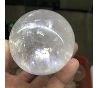 UYCUODLUY Stone Optically Transparent mm Calcite Rainbow Icelandic Quartz Ball Crystal Ball(Size:L 5pcs)