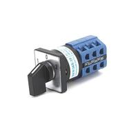 UYCUODLUY SZW26/LW26-10 3 Phase Small Double Ways Power Switching Selector Rotary Cam Switch 3 Position Lines 10A ON-OFF ON
