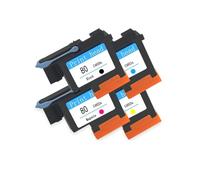 UYDFXA C4820A C4821A C4822A C4823A Printhead 80 Cartridge Compatible Replacement Compatible With 80 1000 1050c 1055 Ink Cartridge Print Head(1BK 1C 1M 1Y)