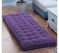 uyeoco 8 Thick Bench Cushion Pad 2/3 Seater,Cotton Garden Bench Pad Cushions 80cm/100cm/120cm/150cm/180cm x 60cm/50cm/40cm/35cm/30cm/25cm,Seat Cushion Pads for Outdoor Indoor(Violet,90x50cm)