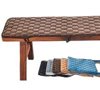 uyeoco Bench Cushion 120cm/100cm/80cm/90cm/150cm x 30cm/25cm Outdoor Indoor 2/3 seater Non-Slip Bench Seat Pad for Bay Windows, Garden Patio, Long Chairs, Swings & Porch Furniture(Coffee,30x110cm)