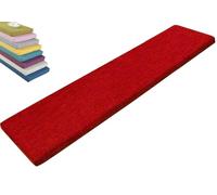 uyeoco Bench Cushion Outdoor/Indoor 90cm/120cm/150cm x 50/40/35/30cm - 45D High-Resilience Foam Seat Pad with Non-Slip, Washable Cover & Zipper - for Patio, Garden, Sofa, Window(Red,90x55x5cm)
