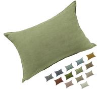 uyeoco Cushion Covers 45 x 45 - Super Soft Decorative Textured Chenille Throw King Size Pillow Covers 50x70 65x65 50x80 Boho Pillowcases Modern Home Decor for Sofa Bedroom(R6,90x45)