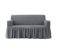 uyeoco High Stretch Sofa Cover For Living Room Spandex Corner Couch Covers 2/3/4/1 Sitzer With Skirt Dustproof Non-slip Sofa Slipcover For Home Hotel (Color : 2#, Size : 140-185cm)