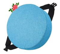 uyeoco Memory Foam Round Seat Cushion 5/8cm thick,35/40/45/50cm Round Stool Cushion, Circle Chair Pad with Removable Cover for Dining Kitchen Bar Chairs (Color : 2#, Size : 40x40x5cm)