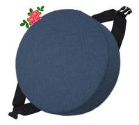uyeoco Memory Foam Round Seat Cushion 5/8cm thick,35/40/45/50cm Round Stool Cushion, Circle Chair Pad with Removable Cover for Dining Kitchen Bar Chairs (Color : 8#, Size : 25x25x5cm)