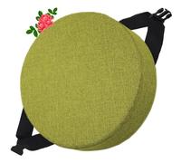 uyeoco Memory Foam Round Seat Cushion 5/8cm thick,35/40/45/50cm Round Stool Cushion, Circle Chair Pad with Removable Cover for Dining Kitchen Bar Chairs (Color : 11#, Size : 35x35x5cm)