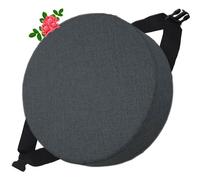 uyeoco Memory Foam Round Seat Cushion 5/8cm thick,35/40/45/50cm Round Stool Cushion, Circle Chair Pad with Removable Cover for Dining Kitchen Bar Chairs (Color : 1#, Size : 50x50x8cm)