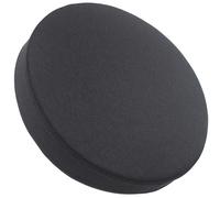 uyeoco Round Seat Cushion, 3/5/8cm thick, 30/35/40/45/50cm, Memory Foam Round Stool Cushion, Circle Chair Pad with Removable Cover for Dining Kitchen Bar Chairs(Black,50x5cm)