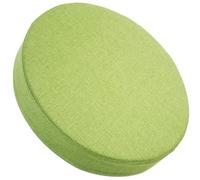 uyeoco Round Seat Cushion, 3/5/8cm thick, 30/35/40/45/50cm, Memory Foam Round Stool Cushion, Circle Chair Pad with Removable Cover for Dining Kitchen Bar Chairs(Green,45x3cm)
