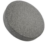 uyeoco Round Seat Cushion, 3/5/8cm thick, 30/35/40/45/50cm, Memory Foam Round Stool Cushion, Circle Chair Pad with Removable Cover for Dining Kitchen Bar Chairs(Dark Grey,40x10cm)