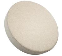 uyeoco Round Seat Cushion, 3/5/8cm thick, 30/35/40/45/50cm, Memory Foam Round Stool Cushion, Circle Chair Pad with Removable Cover for Dining Kitchen Bar Chairs(Dark beige,50x8cm)