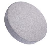 uyeoco Round Seat Cushion, 3/5/8cm thick, 30/35/40/45/50cm, Memory Foam Round Stool Cushion, Circle Chair Pad with Removable Cover for Dining Kitchen Bar Chairs(Light grey,40x10cm)