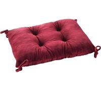 uyeoco Set of 4/2/1 Chair Pad Rectangular Stool Cushion Student Seat Pad with Ties - 30X45X6CM ar Stool Cushions pads Non-Slip Bar Seat Pads,Dining Chair Cushions(K5,4pcs 30X45X6cm)