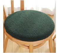 uyeoco Set of 4/2/1 Round Chair Cushion Indoor/Outdoor, Non Slip Round Seat Pads, Seat Cushions for Dining Chairs 40/35/30/45cm, Memory Foam Garden Chair Pads(@3,4PCS_35X35CM/13.8X13.8IN)