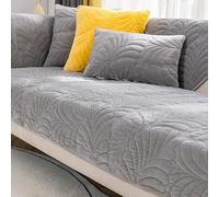 uyeoco Sofa Slipcover 3/2/1/4 Seater Quilted Sectional Couch Cover Armrest Sofa Cover Backrest Cover Non Slip Sofa Furniture Protector for Dogs, Children, Pets (Color : D, Size : 110x210cm1pc)