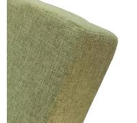 uyeoco Square Seat Cushion for Chairs - 30x30/35x35/40x40/45x45/50x50cm - Thick, Washable, Non-Slip with Ties - High-Density Foam for Kitchen, Dining, Garden, Office & Patio(Light green,30X30X5cm)