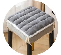 uyeoco Square Stool Seat Cushion diameter 30x30/35x35/40x40/4545cm,Chair Cushion Pads with Ties Slip Non Skid Rubber Back Square Bar Chairs(Color 6,4pcs 30 x30cm)