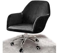 uyeoco Stretch Armchair Cover Thicken Swivel Computer Chair Cover 1/2/4Chair Slipcover, Wingback Chair Covers Furniture Protector High Stretch Arm Slipcovers (Color : B, Size : 1pcs)