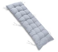 uyeoco Sun Lounger Chair Cushions Sundlight Patio Cushions Chaise Mattress Recliner Quilted Thick Padded Seat Cushion Reclining Chair Rocking with Ties(#3,153x55x10cm)
