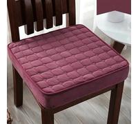 uyeoco Thicked Booster Cushion for Armchair,8cm/5cm/3cm Non-slip Chair Seat Pads Cushions Soft Booster Pads for Garden Dining Office Home(Q17,40x40x3CM)